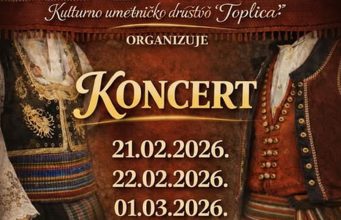 KUD “Toplica” otvara novu koncertnu sezonu u Domu kulture Prokuplje